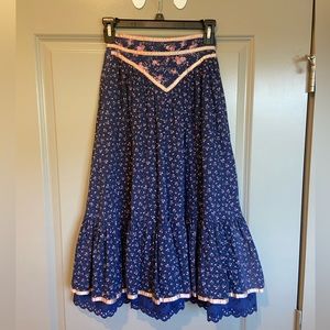 Vintage gunne sax maxi skirt